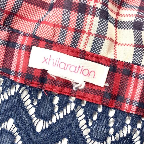 Plaid Sheer Button Down - Picture 7 of 7